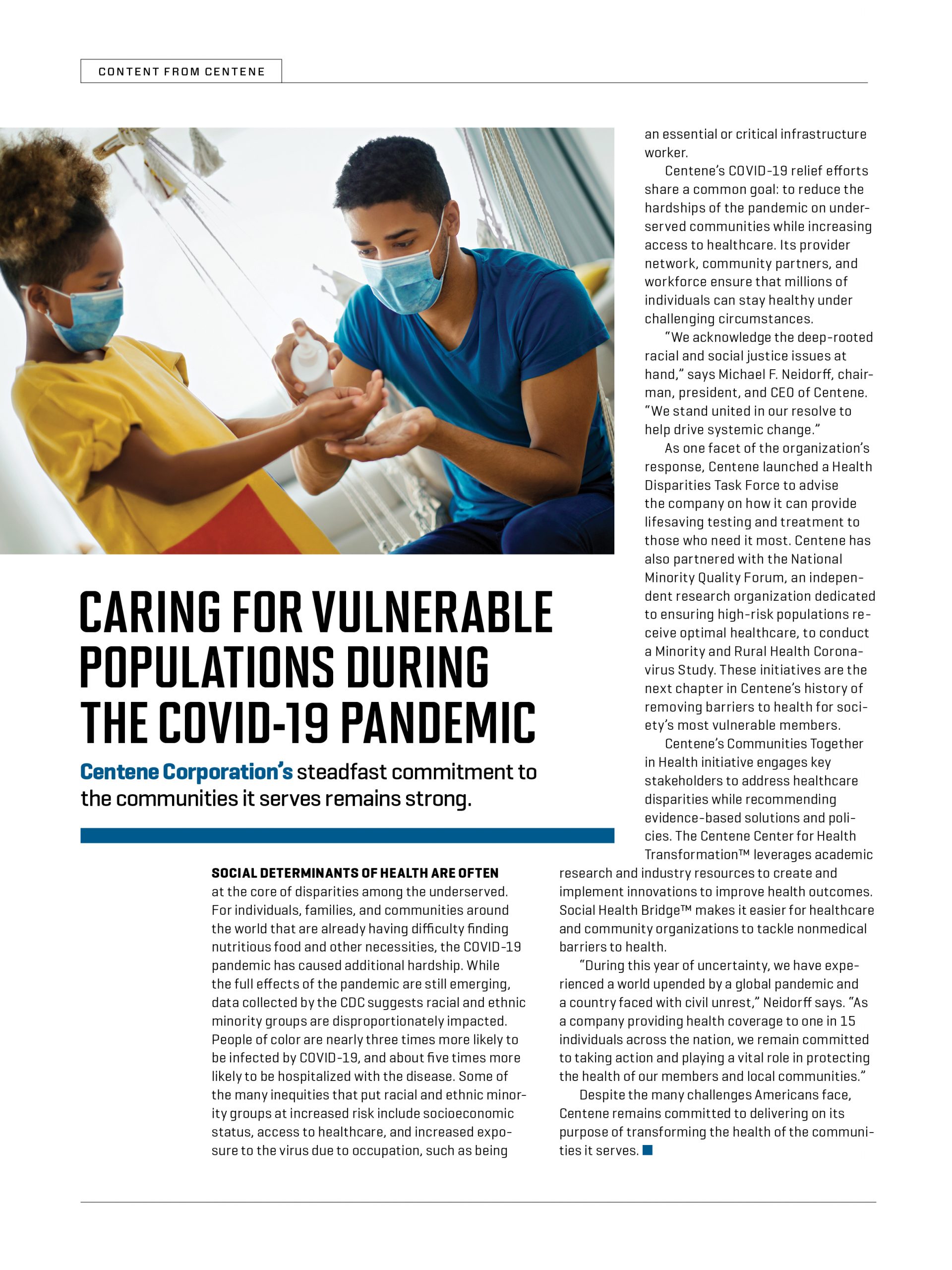 Caring For Vulnerable Populations During the COVID-19 Pandemic ...