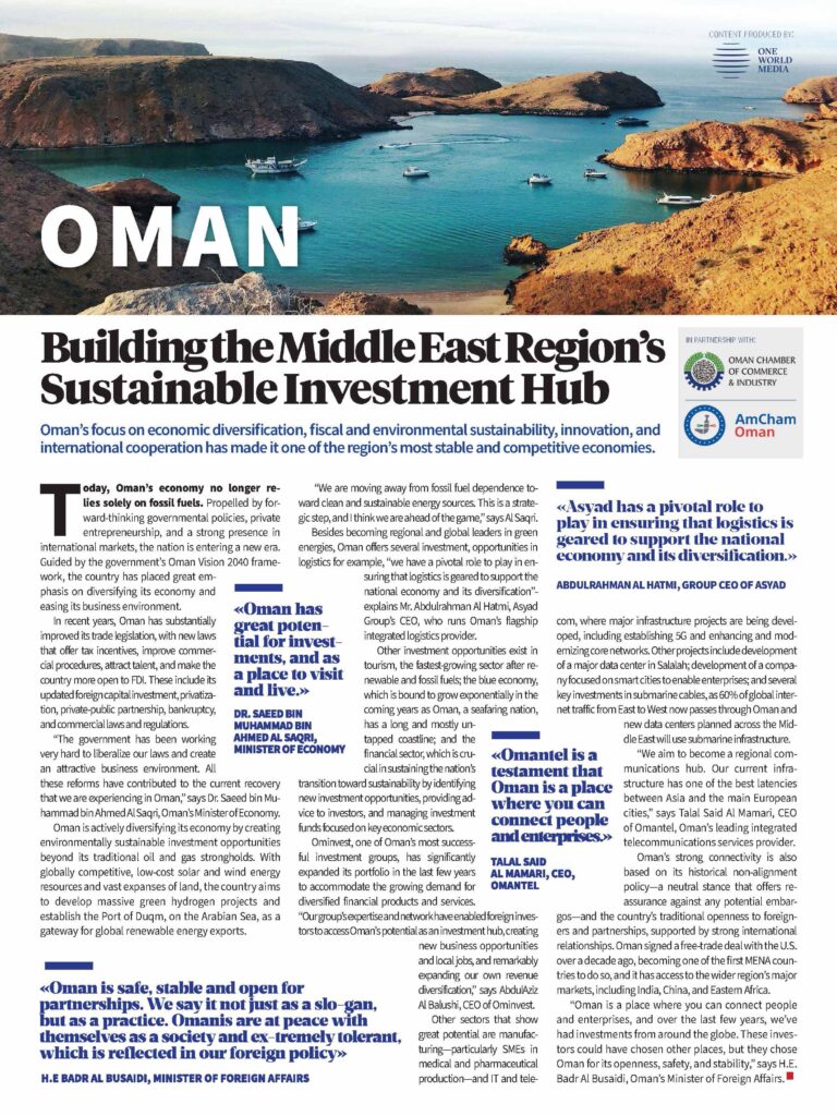 Building the Middle East Region’s Sustainable Investment Hub - Fortune ...