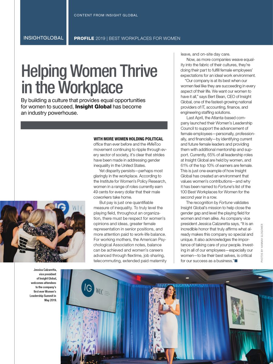 Helping Women Thrive in the Workplace