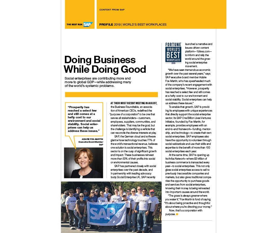 Doing Business While Doing Good