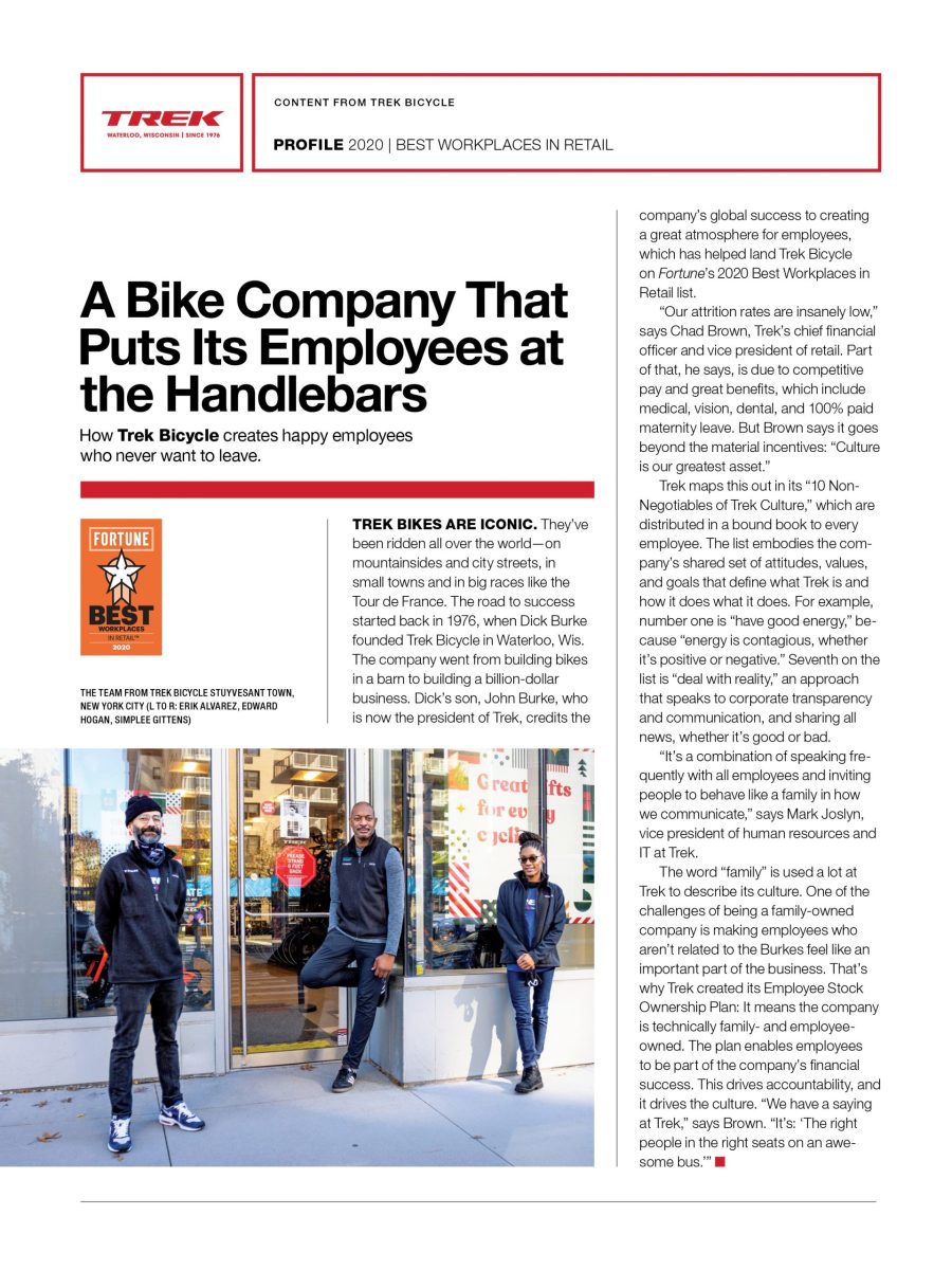 A Bike Company That Puts Its Employees at the Handlebars