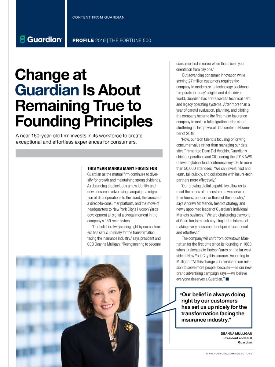 Change at Guardian Is About Remaining True to Founding Principles