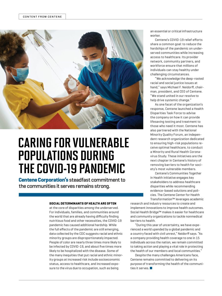 Caring For Vulnerable Populations During the COVID-19 Pandemic