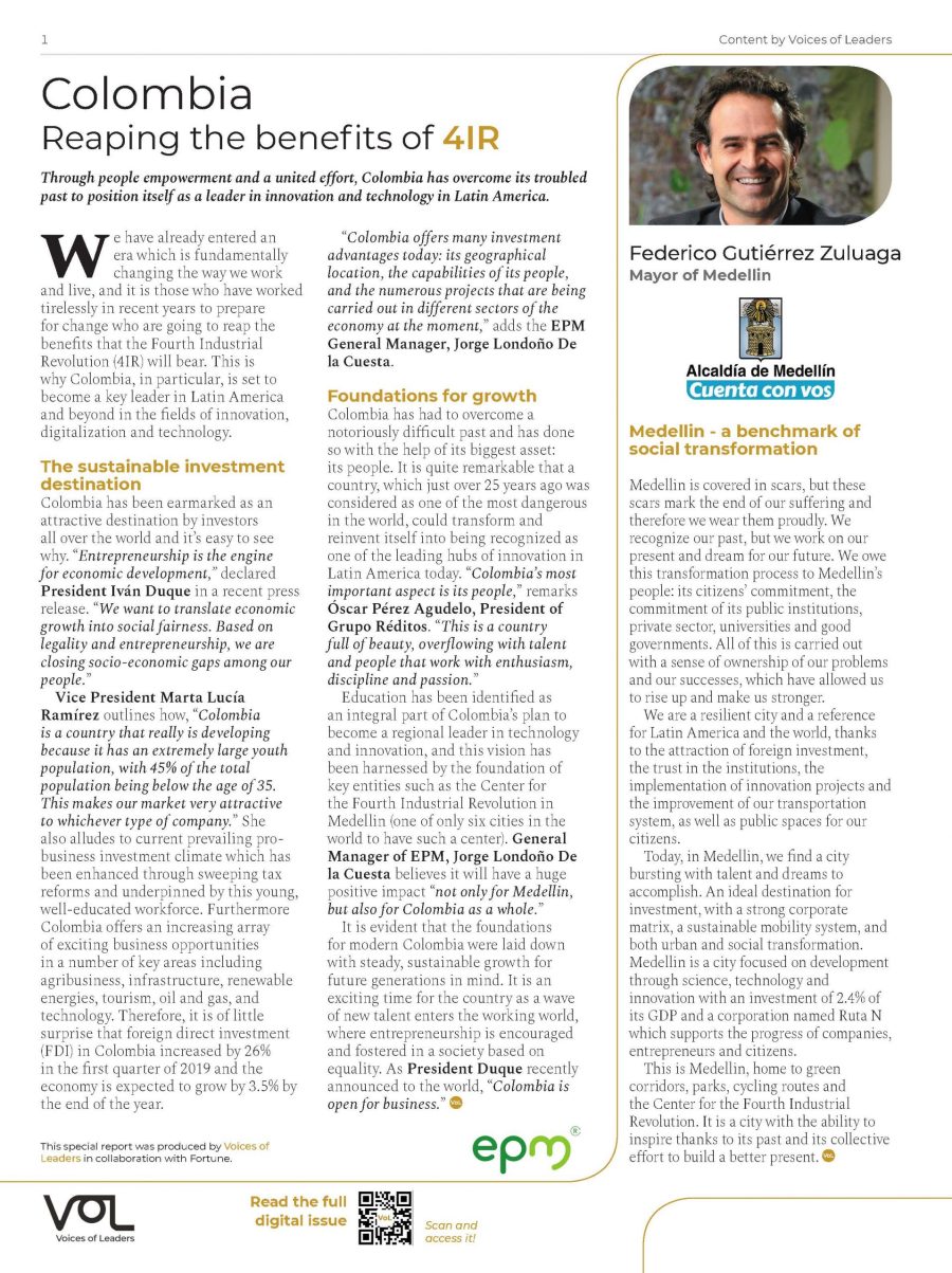 Columbia: Reaping the Benefits of 4IR
