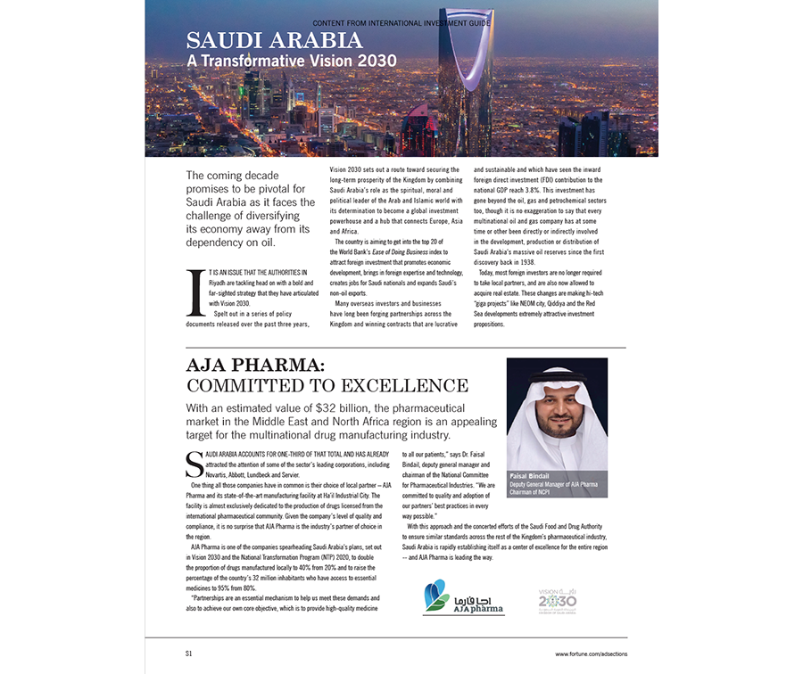 Saudi Arabia: A Transformative Vision 2030