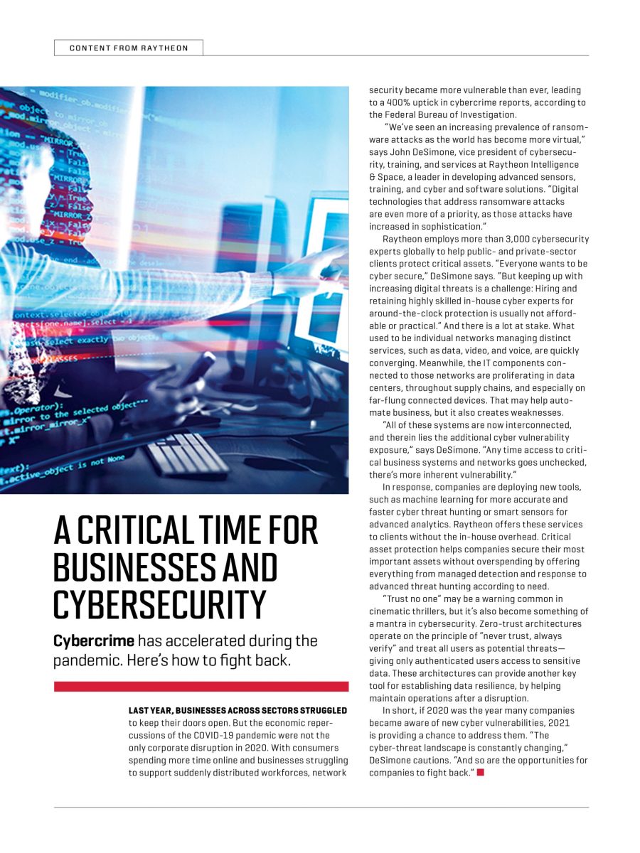 A Critical Time For Businesses and Cybersecurity