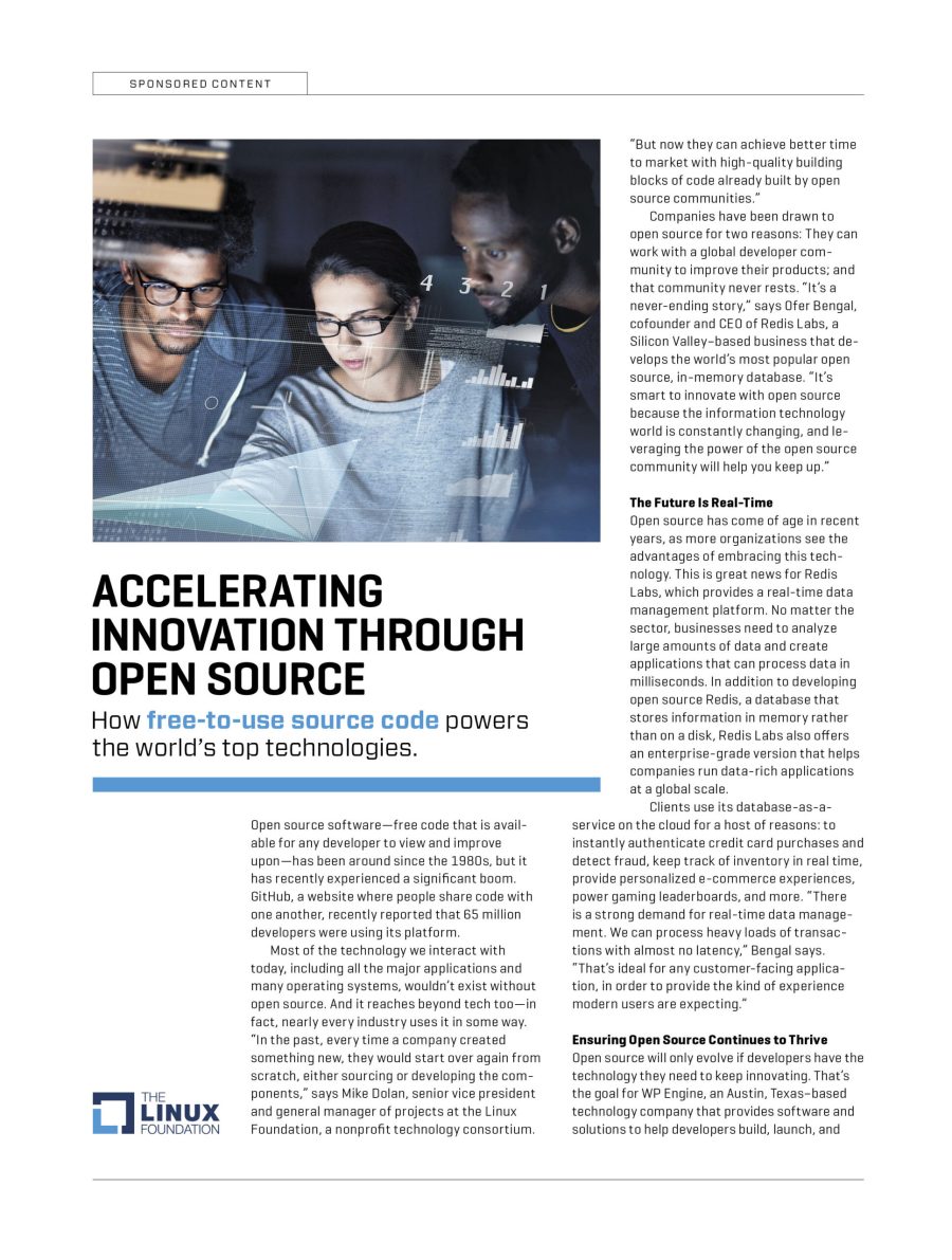 Accelerating Innovation Through Open Source