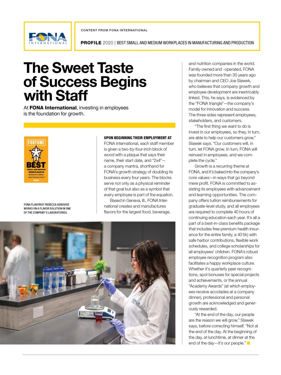 The Sweet Taste of Success Begins with Staff