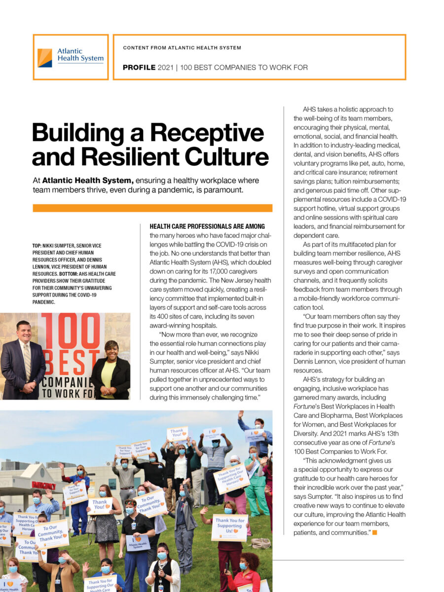 Building a Receptive and Resilient Culture