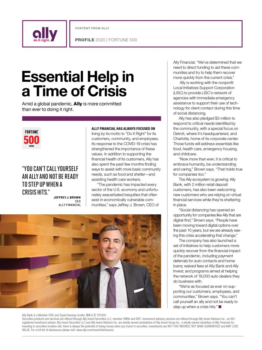 Essential Help in a Time of Crisis
