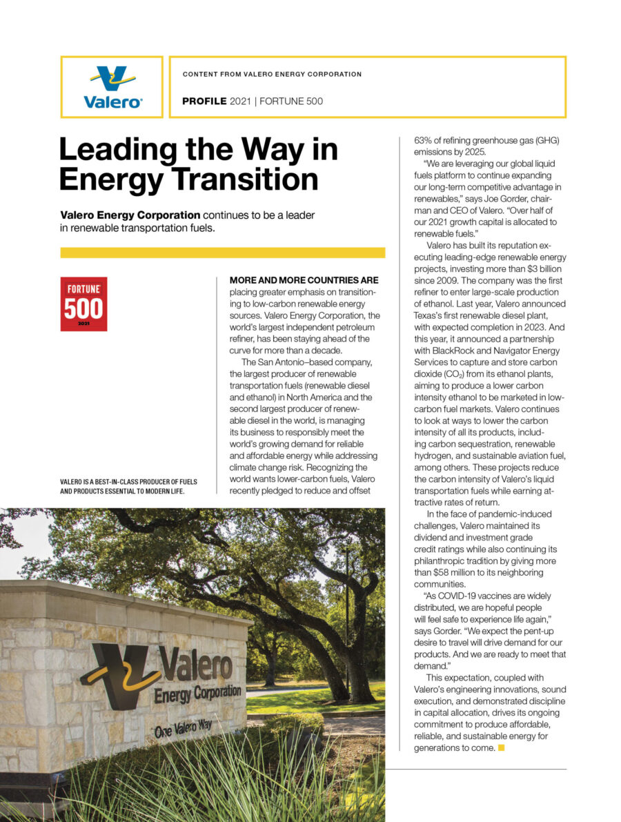 Leading the Way in Energy Transition
