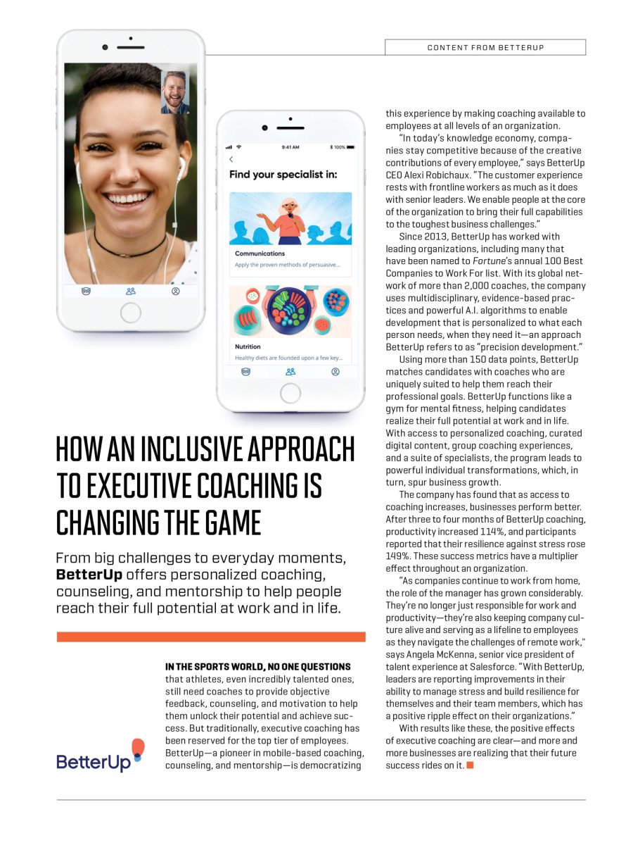 How An Inclusive Approach To Executive Coaching Is Changing the Game