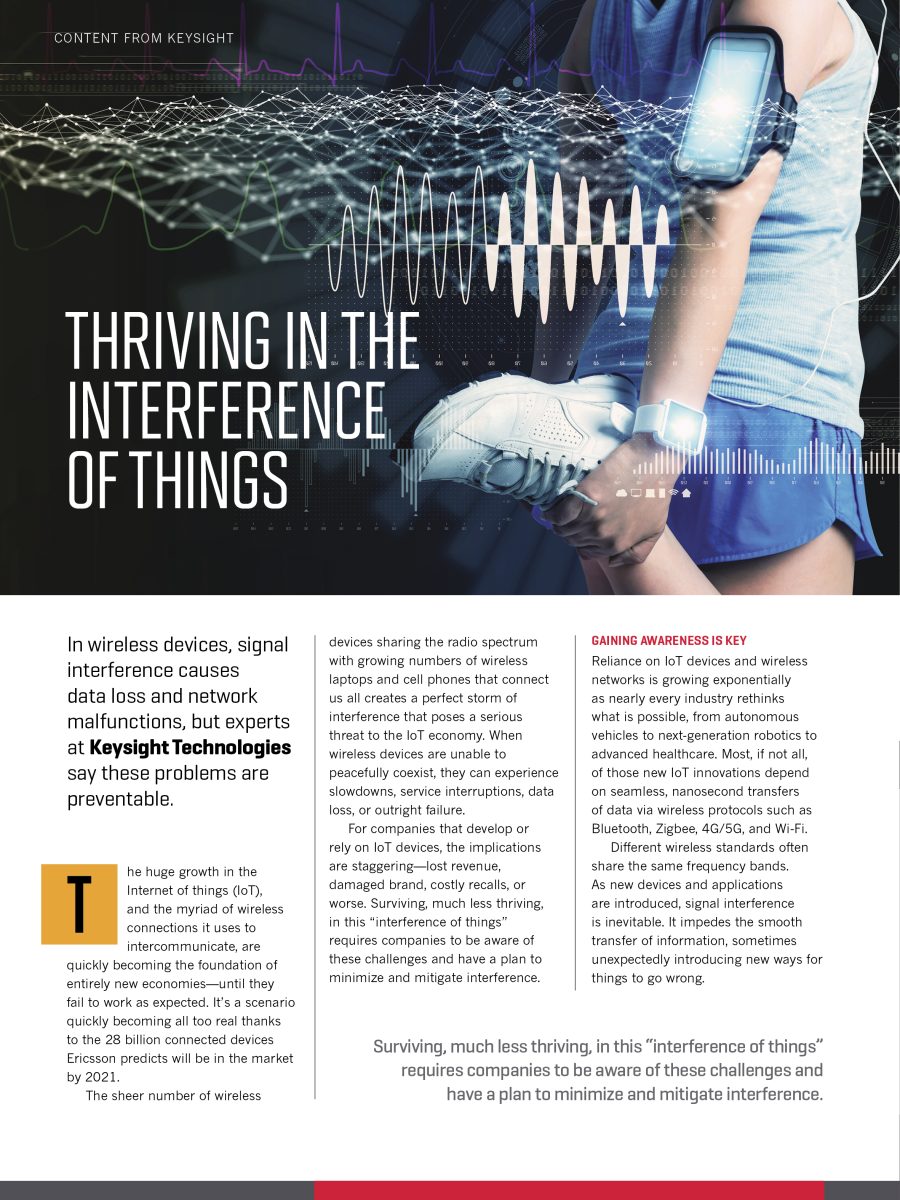 Thriving in the Interference of Things