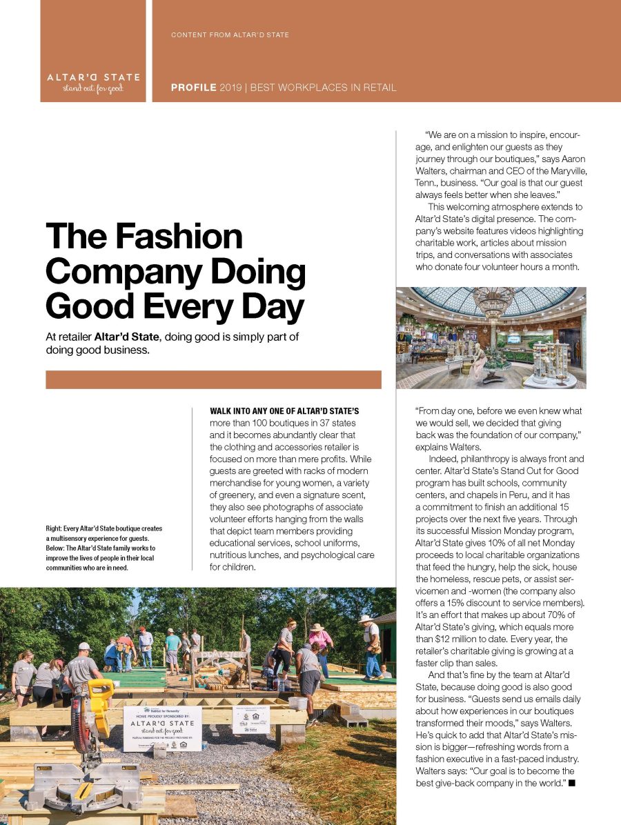 The Fashion Company Doing Good Every Day