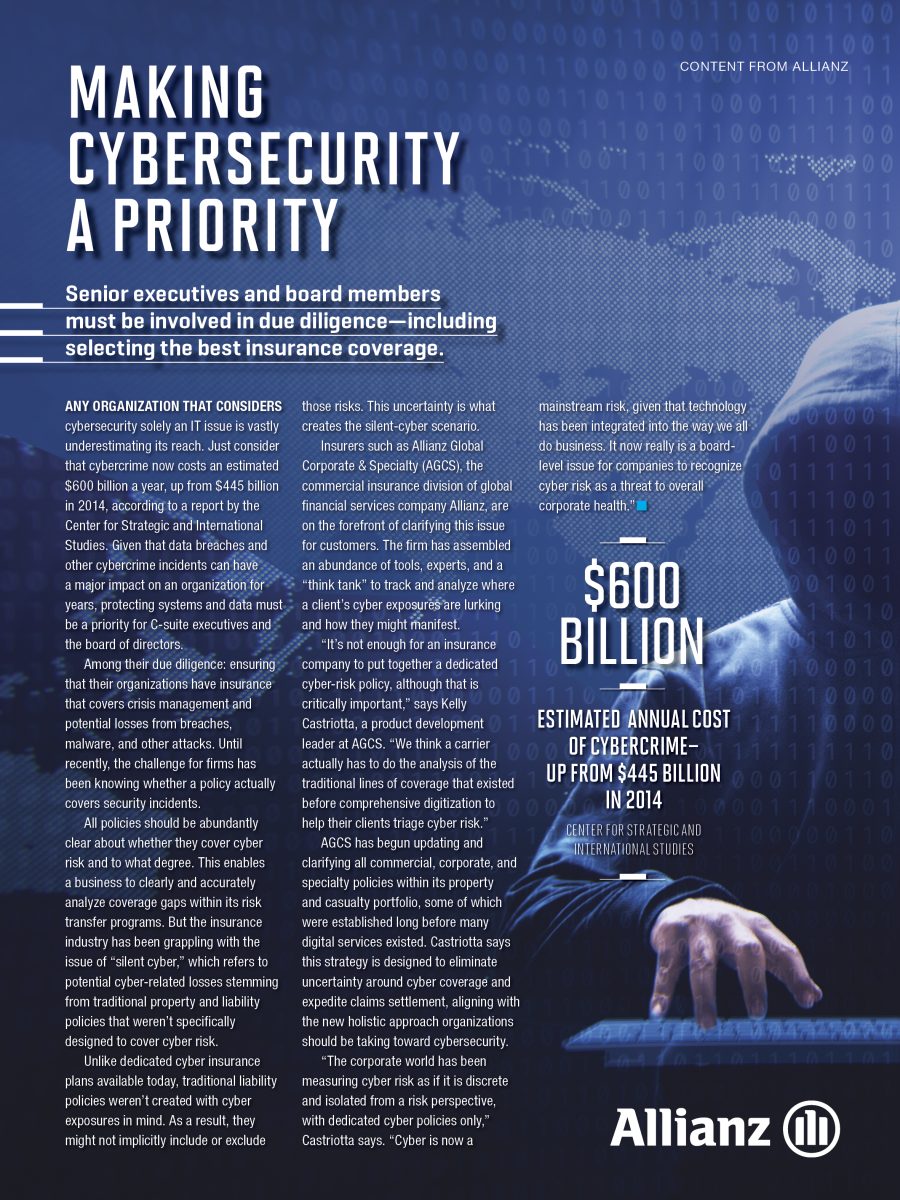 Making Cybersecurity a Priority