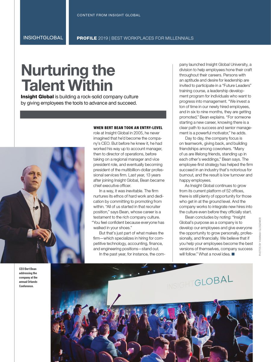 Nurturing the Talent Within