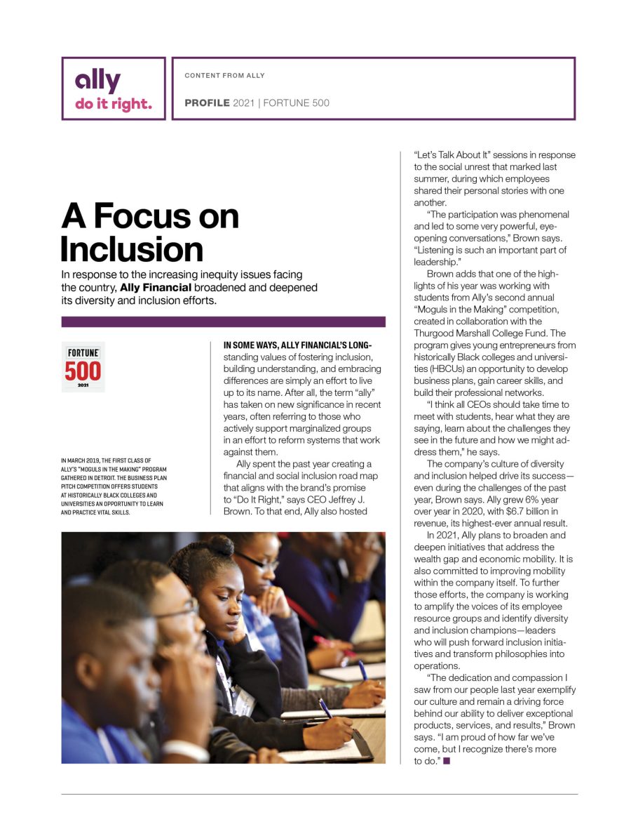 A Focus on Inclusion