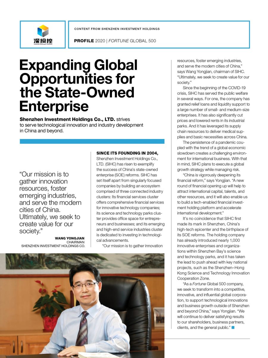 Expanding Global Opportunities for the State-Owned Enterprise