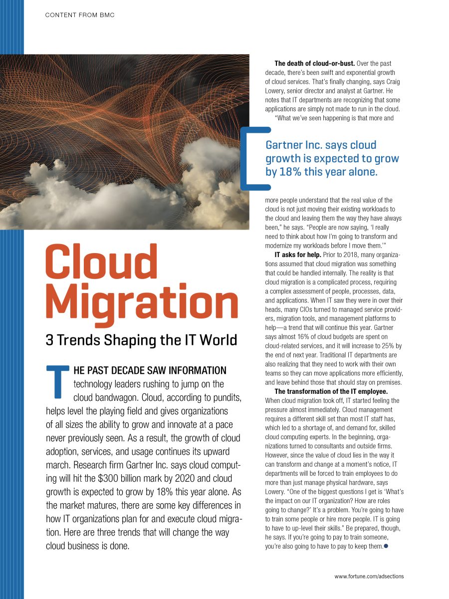 Cloud Migration: 3 Trends Shaping the IT World