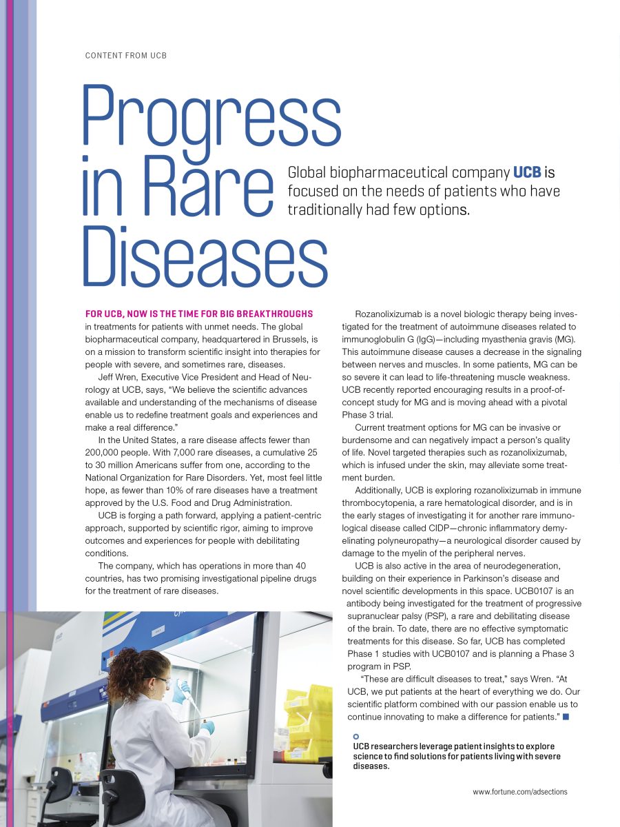 Progress in Rare Diseases